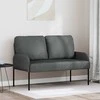 Sofa Sofos su pagalve 110cm Tamsiai pilka fanera