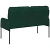 Sofa Sofos su pagalve 110cm Tamsiai žalia fanera