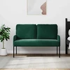 Sofa Sofos su pagalve 110cm Tamsiai žalia fanera