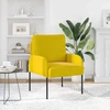 Sofa Sofos su pagalve 55cm Geltona fanera