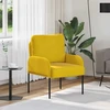 Sofa Sofos su pagalve 55cm Geltona fanera
