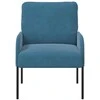 Sofa Sofos su pagalve 55cm Mėlyna fanera