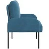 Sofa Sofos su pagalve 55cm Mėlyna fanera