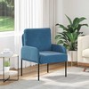 Sofa Sofos su pagalve 55cm Mėlyna fanera