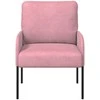 Sofa Sofos su pagalve 55cm Rožinė fanera