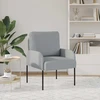 Sofa Sofos su pagalve 55cm Šviesiai pilka fanera