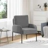Sofa Sofos su pagalve 55cm Tamsiai pilka fanera