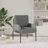 Sofa Sofos su pagalve 55cm Tamsiai pilka fanera