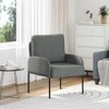Sofa Sofos su pagalve 55cm Tamsiai pilka fanera