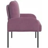 Sofa Sofos su pagalve 55cm Violetinė fanera