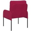 Sofa Sofos su pagalve 55cm Vyno raudona fanera