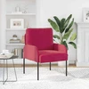 Sofa Sofos su pagalve 55cm Vyno raudona fanera