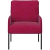 Sofa Sofos su pagalve 55cm Vyno raudona fanera