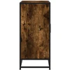 Šoninė spintelė, dūminio ąžuolo, 68x35x76cm, mediena/metalas