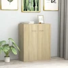 Šoninė spintelė, sonoma ąžuolo, 60x30x75cm, apdirbta mediena