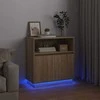 LED Bufetas Sonoma ąžuolas 71 x 34,5 x 75 cm Apdirbta mediena