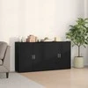 Kabalas 2 pcs Juodas ąžuolas 79 x 38 x 80 cm Apdirbta mediena