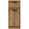 Šoninės spintelės, 2vnt., artisano ąžuolo, 30x30x70cm, mediena