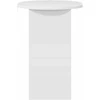 Šoninis stalas Itin blizgi balta 50 x 39,5 x 55 cm