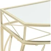 Šoninis staliukas, aukso sp., prancūziškas, 82x39x76cm