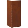 Sraigių tvora 4 pcs Rūdijanti 10 x 10 x 25 cm