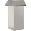 Sraigių tvora 4 pcs Sidabro 13,5 x 13,5 x 25 cm