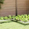 Sraigių tvora Sidabro 10 x 10 x 25 cm Cinkuota plienas
