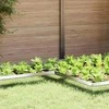 Sraigių tvora Sidabro 10 x 10 x 25 cm Nerūdijantis Plienas