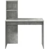 Stalas Betono pilka 102 x 50 x 124 cm Apdirbta mediena