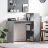 Stalas Betono pilka 108 x 55 x 103.5 cm Apdirbta mediena