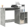 Stalas Betono pilka 120,5 x 44 x 88,5 cm Apdirbta mediena