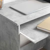 Stalas Betono pilka 120,5 x 44 x 88,5 cm Apdirbta mediena