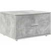 Stalas Betono pilka Apdirbta mediena 131,5 x 50 x 106,5 cm