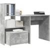 Stalas Betono pilka Apdirbta mediena 131,5 x 50 x 106,5 cm