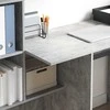 Stalas Betono pilka 131,5 x 50 x 106,5 cm Apdirbta mediena