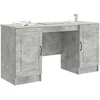 Stalas Betono pilka 142,5 x 50 x 75 cm Apdirbta mediena