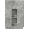 Stalas Betono pilka 71.5 x 31.5 x 106.5 cm Apdirbta mediena