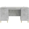 Stalas Betono pilka Apdirbta mediena 142,5 x 50 x 75 cm