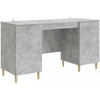Stalas Betono pilka 142,5 x 50 x 75 cm Apdirbta mediena