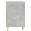Stalas Betono pilka Apdirbta mediena 142,5 x 50 x 75 cm