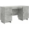 Stalas Betono pilka Apdirbta mediena 142,5 x 50 x 75 cm