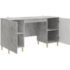 Stalas Betono pilka 142,5 x 50 x 75 cm Apdirbta mediena