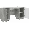 Stalas Betono pilka Apdirbta mediena 142,5 x 50 x 75 cm