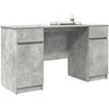 Stalas Betono pilka 140 x 49 x 76 cm Apdirbta mediena