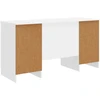 Stalas Itin blizgi balta 142,5 x 50 x 75 cm Apdirbta mediena