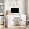 Stalas Itin blizgi balta 142,5 x 50 x 75 cm Apdirbta mediena