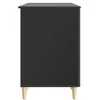 Stalas Juoda Apdirbta mediena 142,5 x 50 x 75 cm