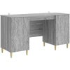 Stalas Pilka Sonoma 142,5 x 50 x 75 cm Apdirbta mediena
