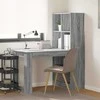 Stalas Pilkas Sonoma 122 x 67 x 145 cm Apdirbta mediena