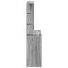 Stalas Pilkas Sonoma 78,5 x 37 x 154,5 cm Apdirbta mediena
